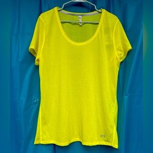 NWT UNDER ARMOUR YELLOW SHIRT size XL